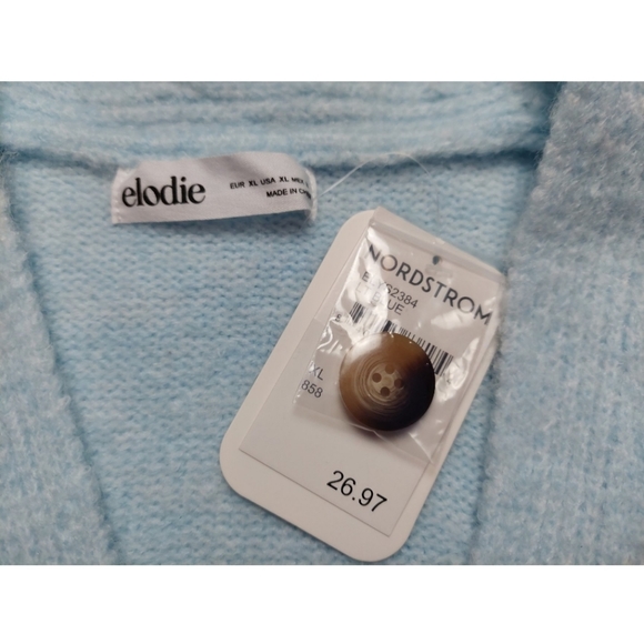 NWT Elodie Sweater Size XL Blue - Picture 5 of 5